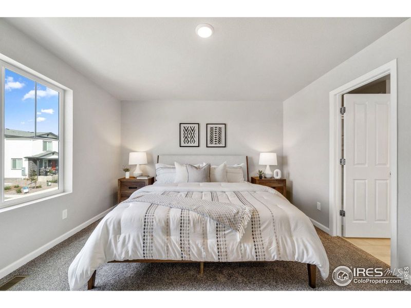 Furnished interior view inside a new home in Pintail Commons at Johnstown Village, Johnstown (Image 18).