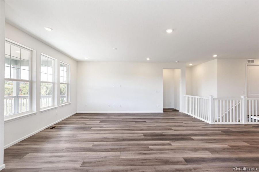 Spacious, unfurnished interior of a new home in Terrain Oak Valley, Castle Rock (Image 34).