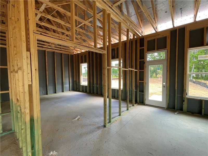 In-progress construction of a new home in , Gainesville, GA (Image 43).