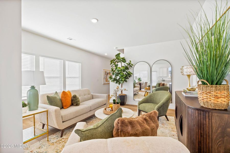 Furnished interior view inside a new home in Highland Pointe, Macon (Image 13). Furnished interior view inside a new home in Highland Pointe, Macon (Image 13).