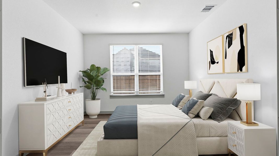 Furnished interior view inside a new home in Westland Ranch 50' Homesites, League City (Image 15).