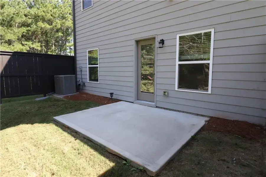 Exterior details and patio area of a home in , Douglasville (Image 3).