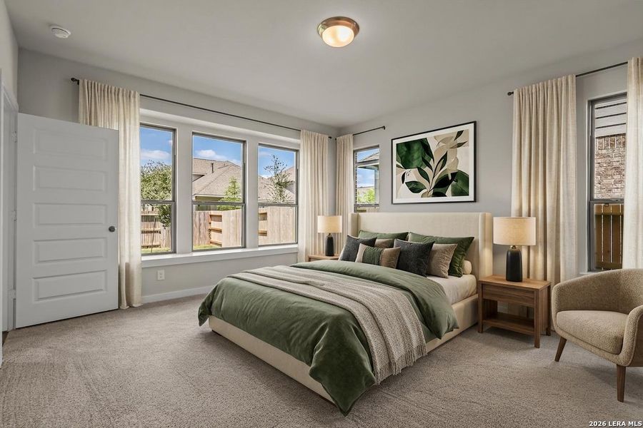 Furnished interior view inside a new home in Stillwater Ranch, San Antonio (Image 11).