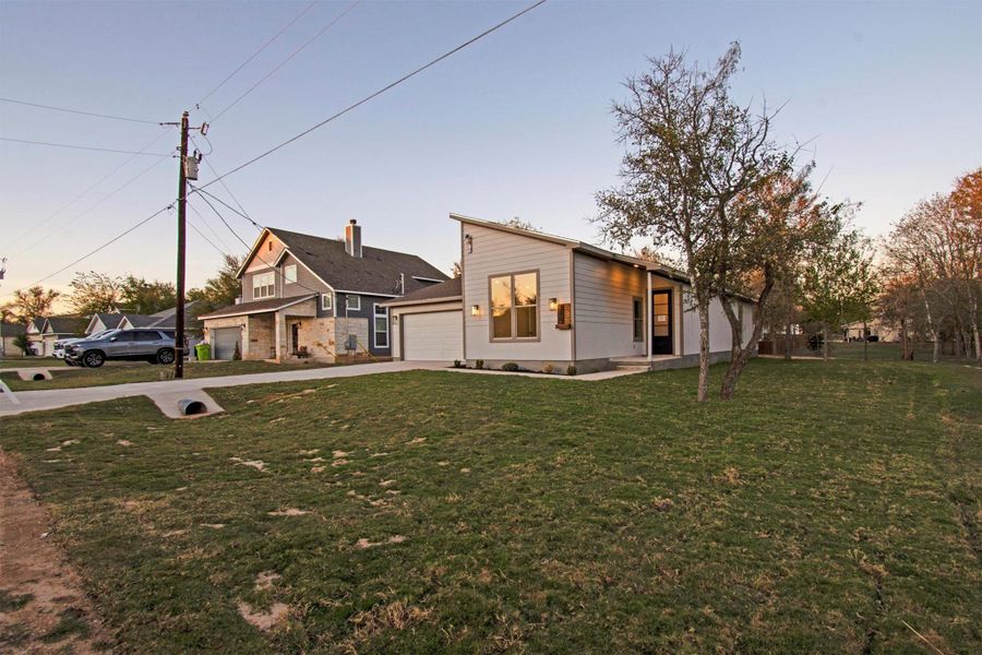Exterior details and patio area of a home in , Bastrop (Image 3).