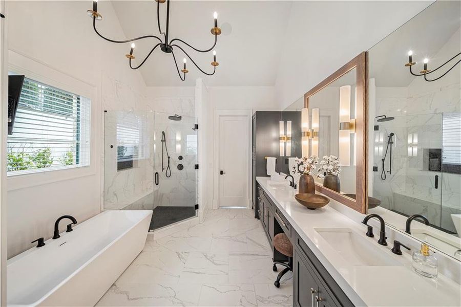 Furnished interior view inside a new home in , Alpharetta (Image 6).