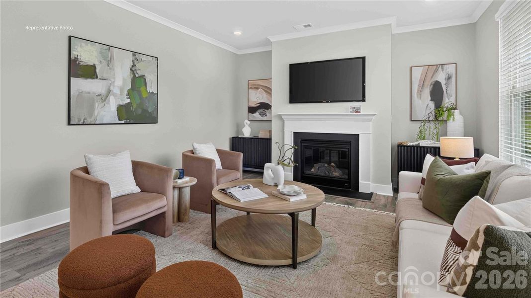 Furnished interior view inside a new home in Westport, York (Image 3).