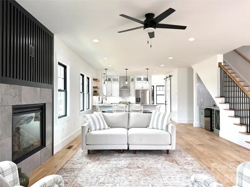 Furnished interior view inside a new home in , Hendersonville (Image 17).