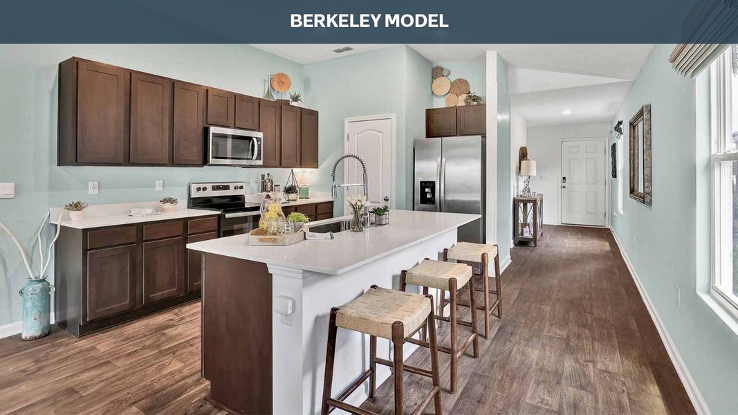 Representative furnished interior of a home built from the Berkeley by D.R. Horton in The Arbors, Jacksonville (Image 8). Representative furnished interior of a home built from the Berkeley by D.R. Horton in The Arbors, Jacksonville (Image 8).