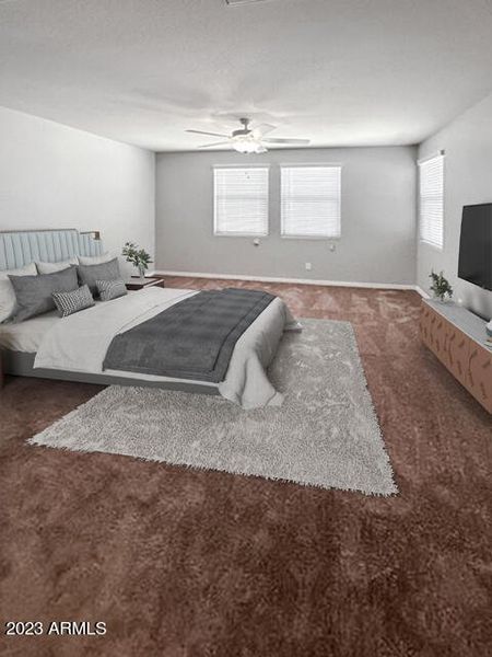 Furnished interior in a model home at Calistoga at Promenade in Queen Creek (Image 27). Furnished interior in a model home at Calistoga at Promenade in Queen Creek (Image 27).