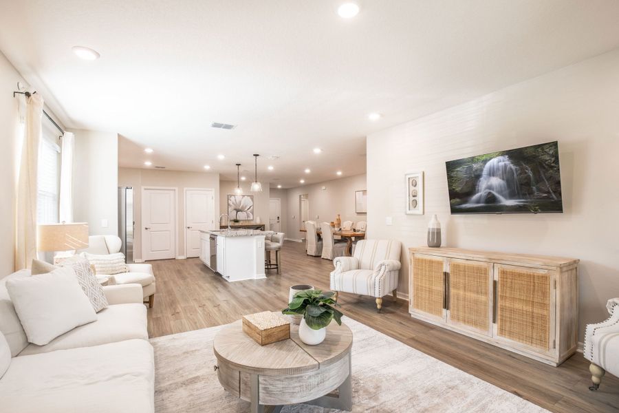 Representative furnished interior of a home built from the Maple by Maronda Homes in Malabar Springs, Palm Bay (Image 38).