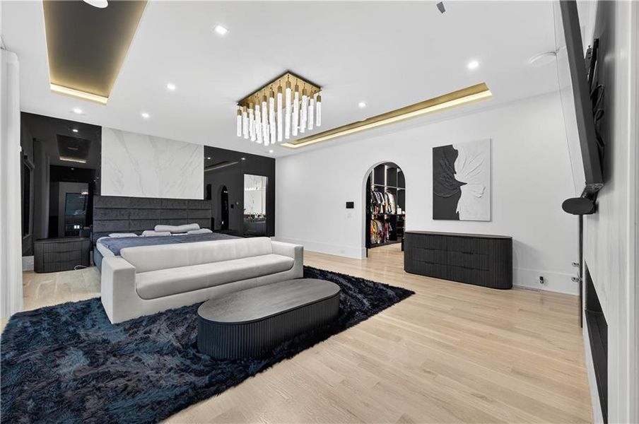 Furnished interior view inside a new home in , Suwanee (Image 12).