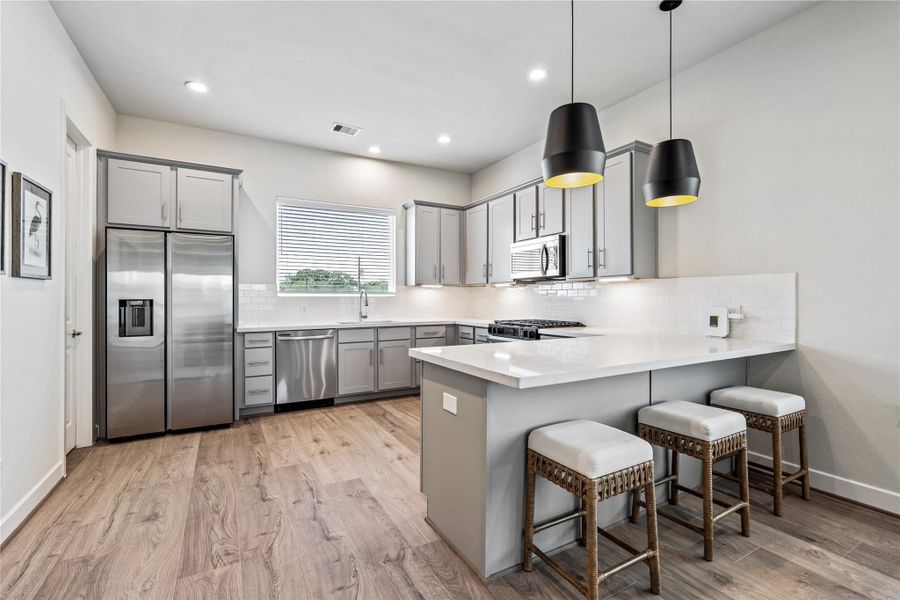Furnished interior view inside a new home in Willowbend Point, Houston (Image 19).
