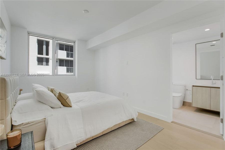 Furnished interior view inside a new home in , Miami Beach (Image 13).