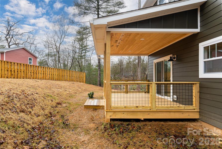 Exterior details and patio area of a home in , Fairview (Image 27).
