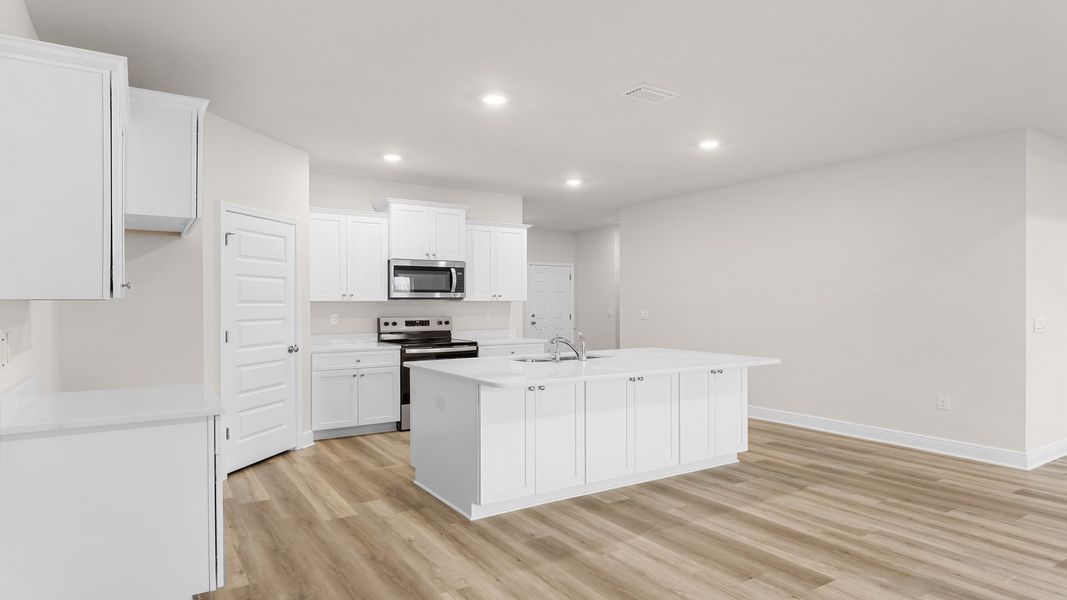 Furnished interior view inside a new home in Hodges Bayou Plantation, Panama City (Image 10). Furnished interior view inside a new home in Hodges Bayou Plantation, Panama City (Image 10).