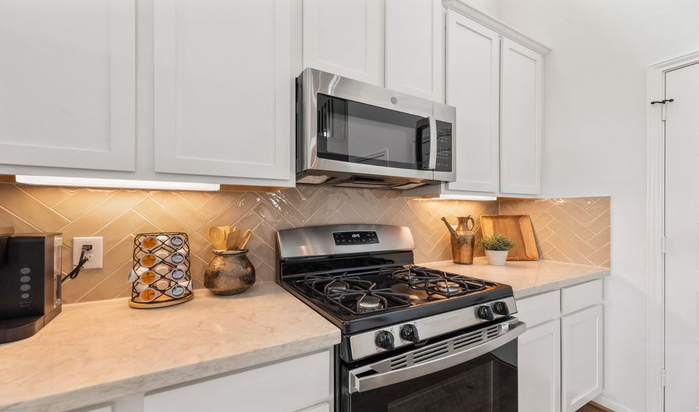 Kitchen with stainless appliances