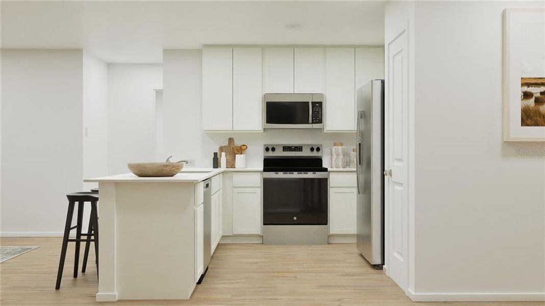 Furnished interior view inside a new home in Crosswinds, Haines City (Image 11).
