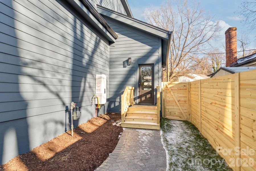 Exterior details and patio area of a home in , Charlotte (Image 31). Exterior details and patio area of a home in , Charlotte (Image 31).