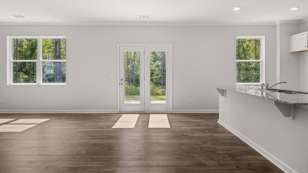 Representative furnished interior of a home built from the PENWELL by D.R. Horton in Fairhaven, Lithia Springs (Image 7).