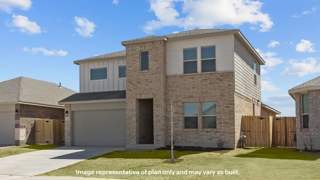 Exterior details and patio area of a home in Northwest Passage, Midland (Image 3).