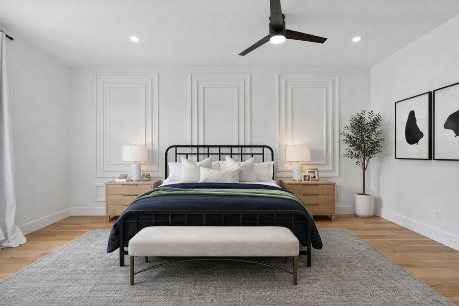 Furnished interior view inside a new home in , Spicewood (Image 19).