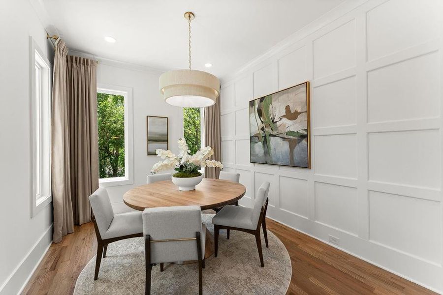 Furnished interior view inside a new home in The Carlyle, Marietta (Image 38).