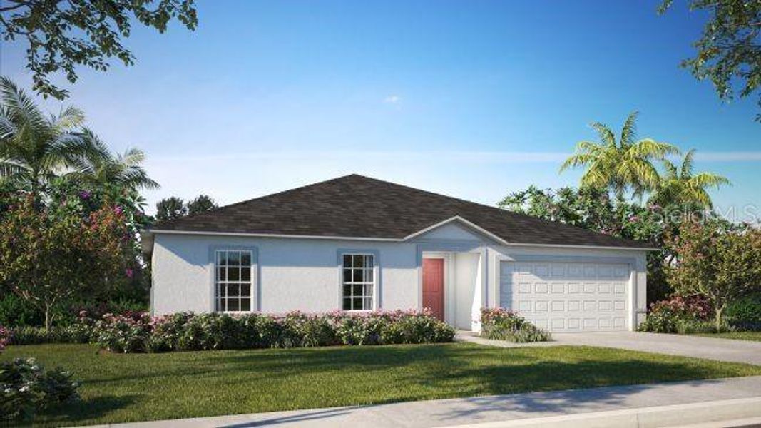 Front exterior of a new home in Inverness, Inverness, FL, highlighting curb appeal (Image 2).