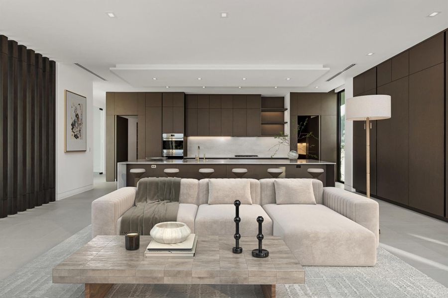 Furnished interior view inside a new home in , Palm Beach Gardens (Image 4).