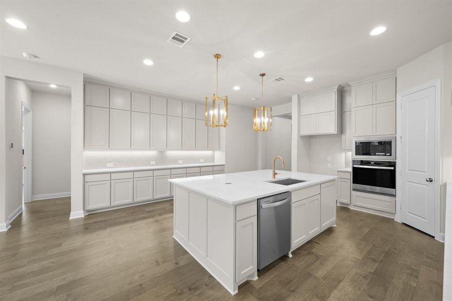 Furnished interior view inside a new home in BridgeWater - Phase 1, Midlothian (Image 13).