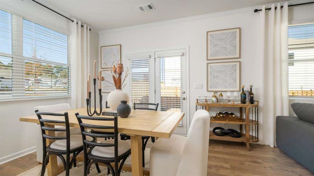 Furnished interior view inside a new home in Rosewood Farms, Acworth (Image 12).