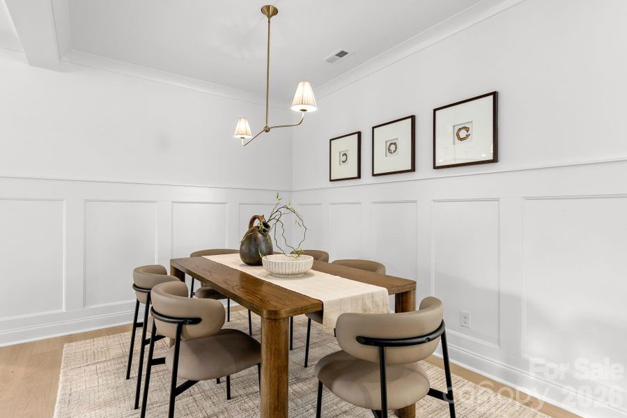 Furnished interior view inside a new home in , Charlotte (Image 35).