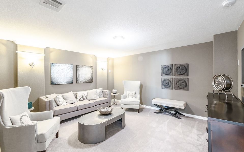 Representative furnished interior of a home built from the Snowmass by CastleRock Communities in Sanctuary, Salado (Image 14).