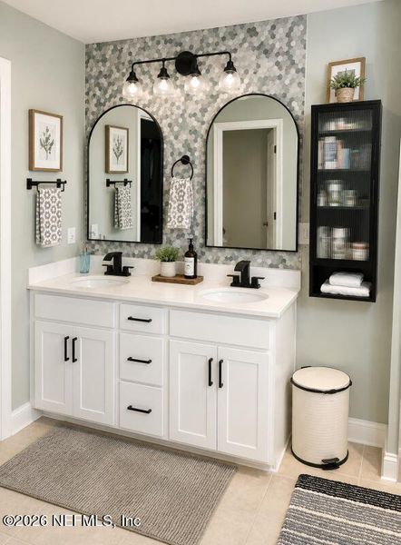 Furnished interior view inside a new home in Wells Creek, Jacksonville (Image 13).