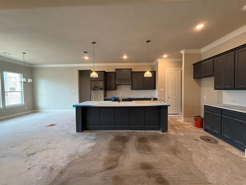 In-progress construction of a new home in Grayson Ridge, Van Alstyne, TX (Image 6).