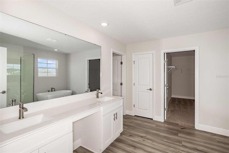 Furnished interior view inside a new home in Mirada, San Antonio (Image 8). Furnished interior view inside a new home in Mirada, San Antonio (Image 8).