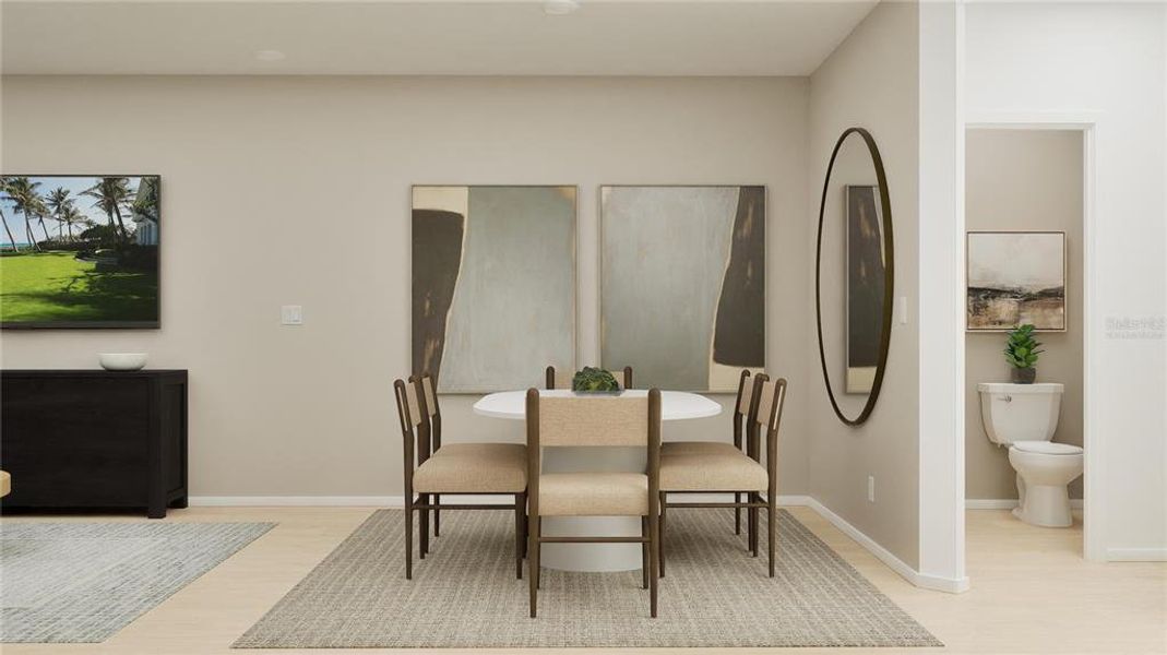 Furnished interior view inside a new home in , St. Cloud (Image 12). Furnished interior view inside a new home in , St. Cloud (Image 12).