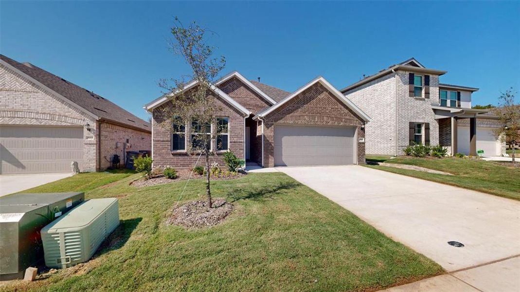 Front exterior of a new home in Forest Park, Princeton, TX, highlighting curb appeal (Image 19).