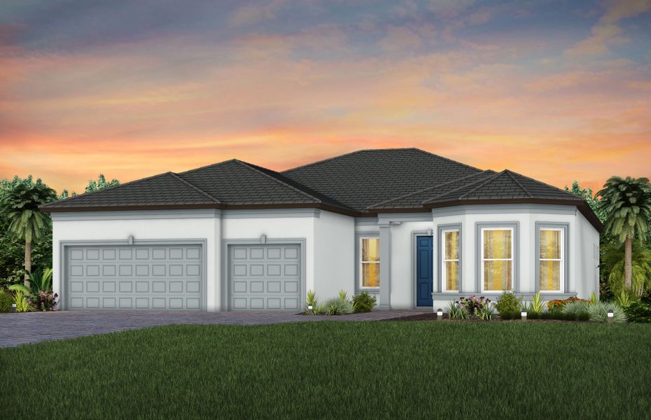 Representative exterior photo of a completed home built from the Stellar by Del Webb in Explore Verona, Dade City, FL (Image 22).