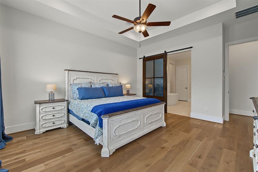 Furnished interior view inside a new home in The Highlands, Porter (Image 25).