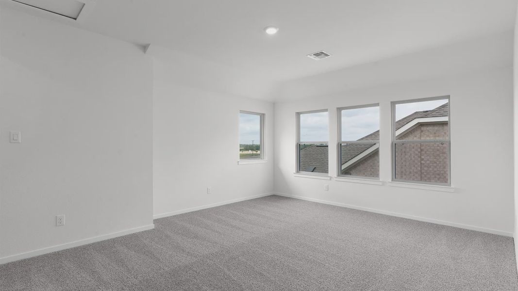 Spacious, unfurnished interior of a new home in Lariat, Liberty Hill (Image 17). Spacious, unfurnished interior of a new home in Lariat, Liberty Hill (Image 17).