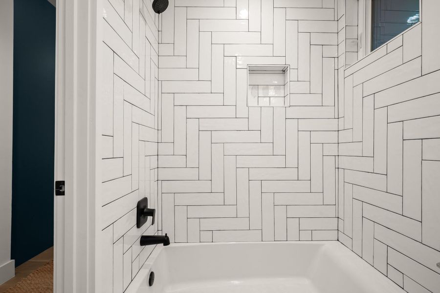 Bathroom with bathtub / shower combination