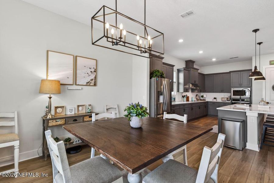 Furnished interior view inside a new home in , Hilliard (Image 19).