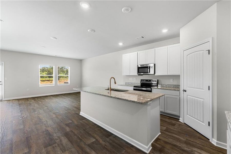 Furnished interior view inside a new home in The Grove At Mundy Mill, Gainesville (Image 3).