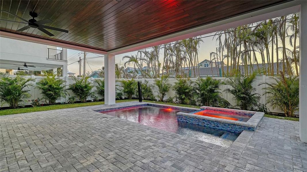 Exterior details and patio area of a home in , Englewood (Image 3). Exterior details and patio area of a home in , Englewood (Image 3).