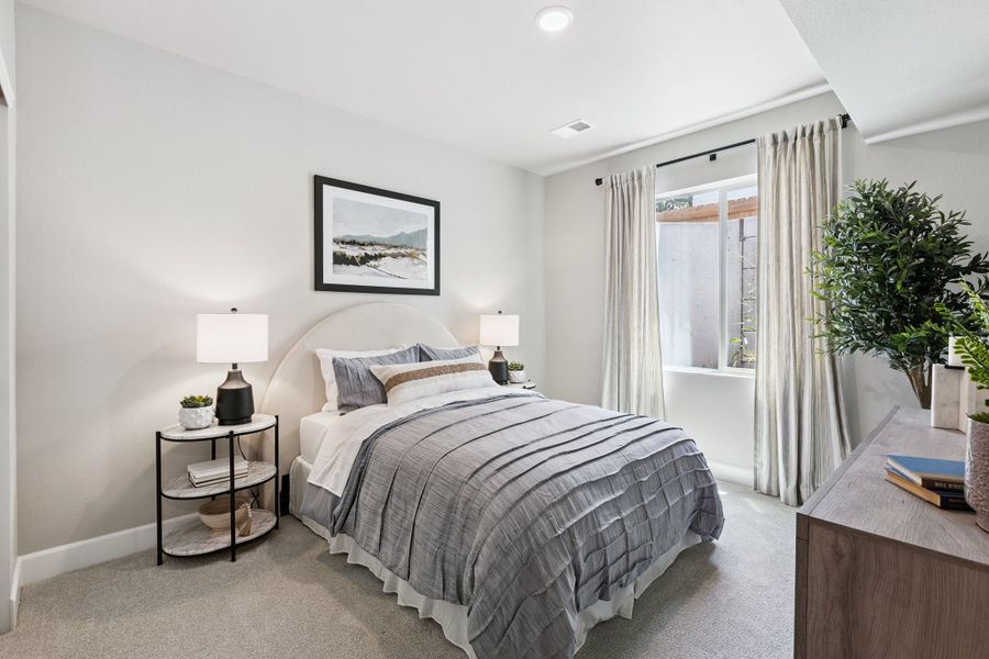 Representative furnished interior of a home built from the Silverton by Risewell Homes in Highlands Preserve, Mead (Image 16).