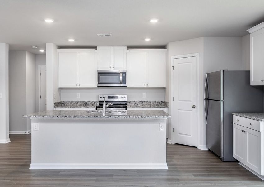 This home has beautiful wood cabinetry