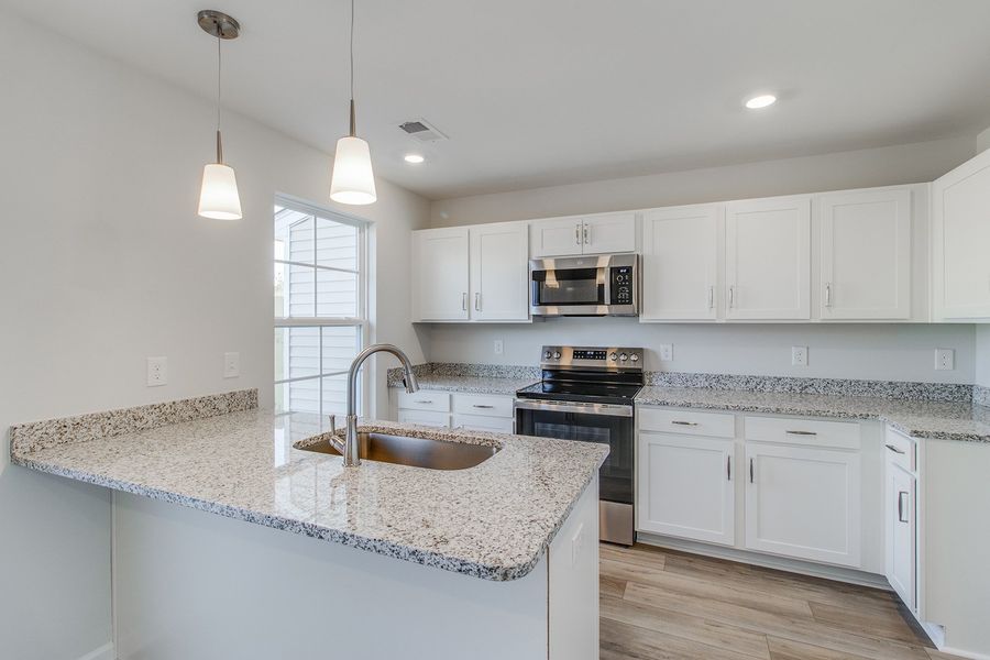Furnished interior view inside a new home in Astoria, Columbia (Image 7).