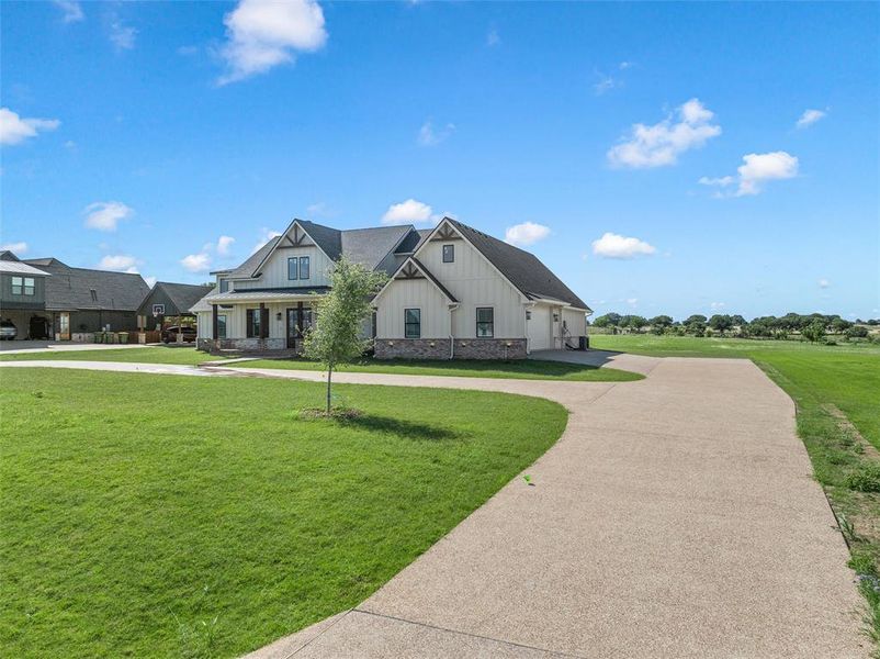 Front exterior of a new home in , Lorena, TX, highlighting curb appeal (Image 26).