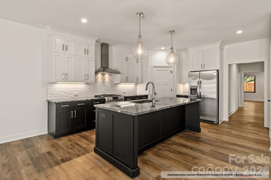 Furnished interior view inside a new home in , Troutman (Image 3).