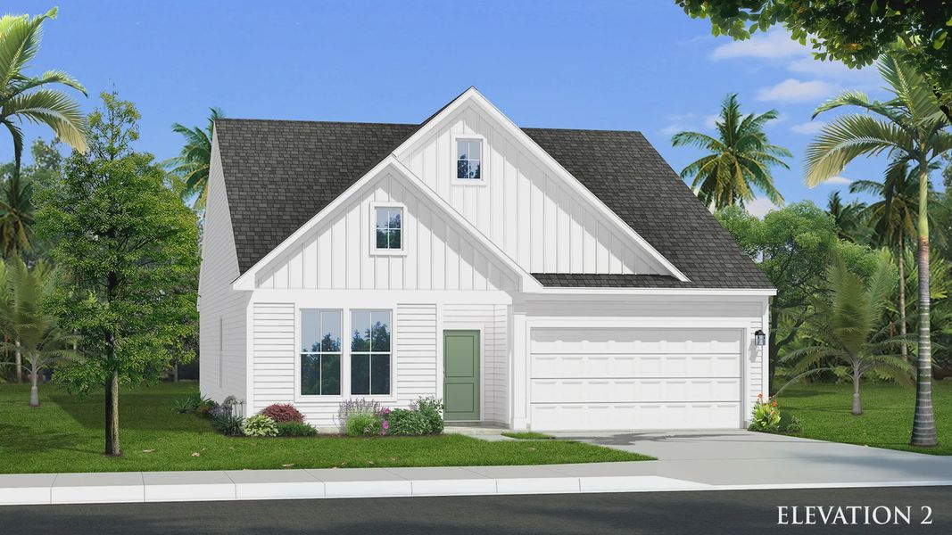 Representative exterior photo of a completed home built from the Chelsea by DRB Homes in Ridgewood, Shelbyville, TN (Image 29).